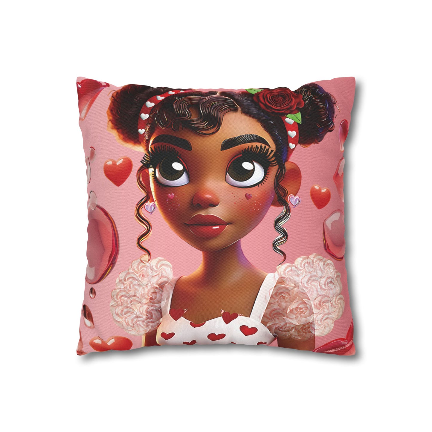 Heartbreaker Girl | Bubblegum - Pillowcase, square (multiple sizes)