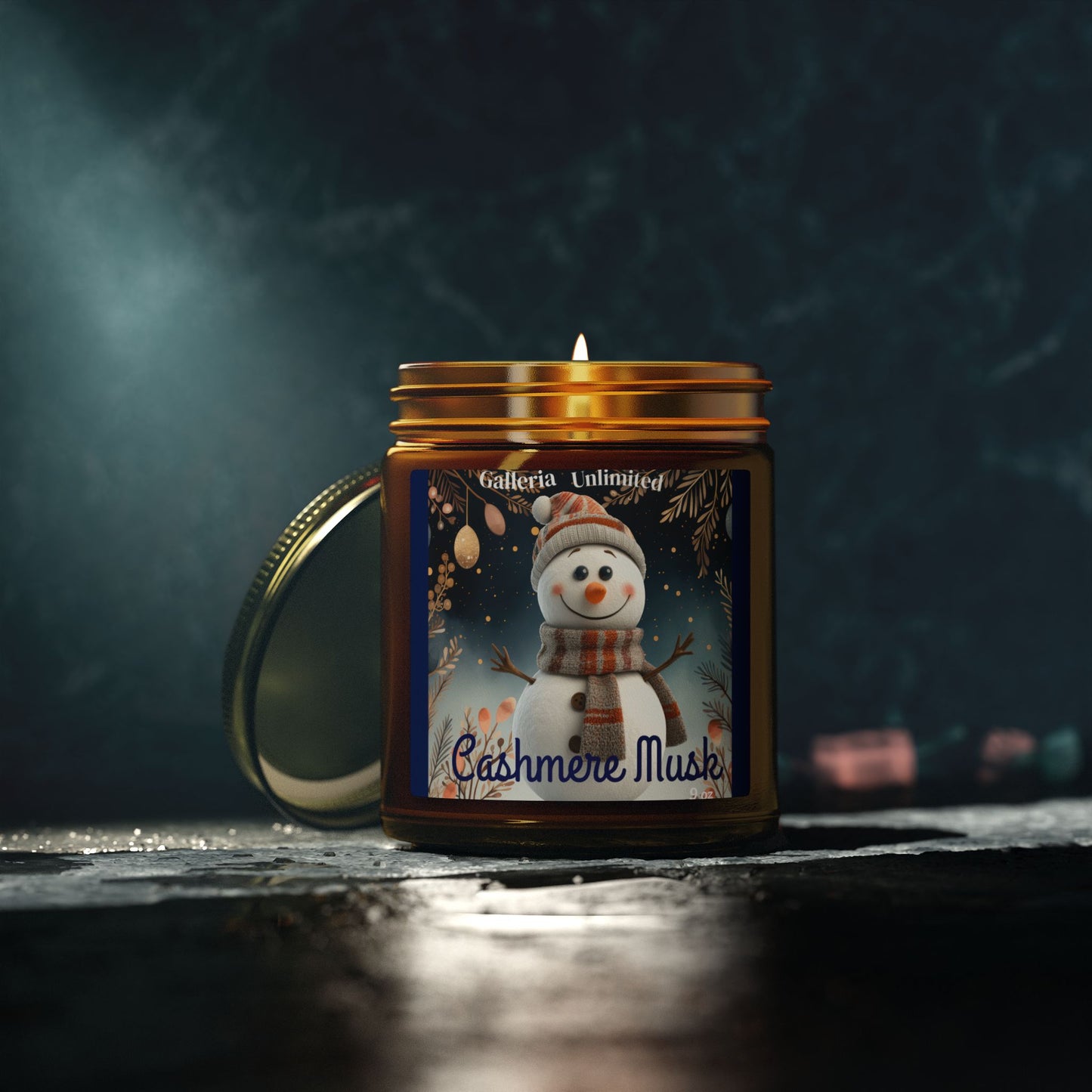 The Cozy Edit6 | Cashmere Musk Scented Candle (9oz) — Natural Soy Wax Jar