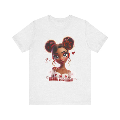 Heartbreaker 3 | Tee, Red Typography - short sleeve (multiple sizes/colors)