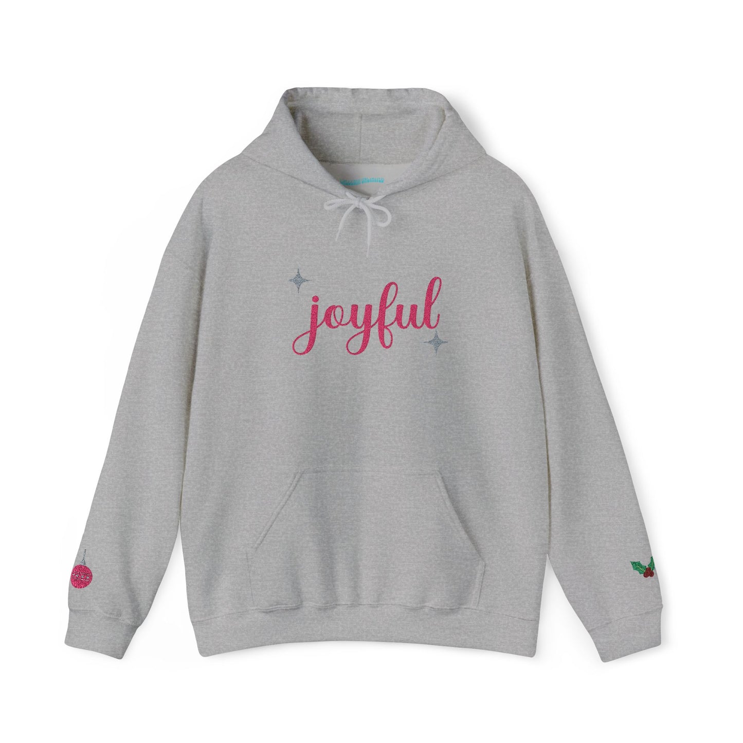 The Joyful Edit1 | Joyful Pink Embroidered Hoodie, PINK Palette (multiple colors)