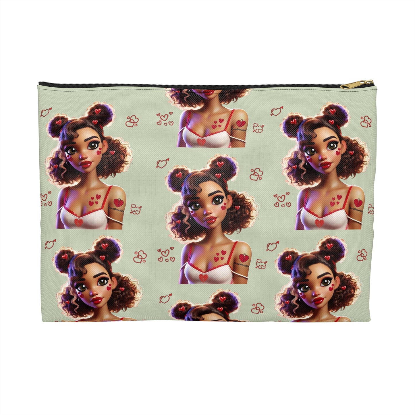 Heartbreaker 2 | Kiwi - Zipper Accessory Pouch (small/large)