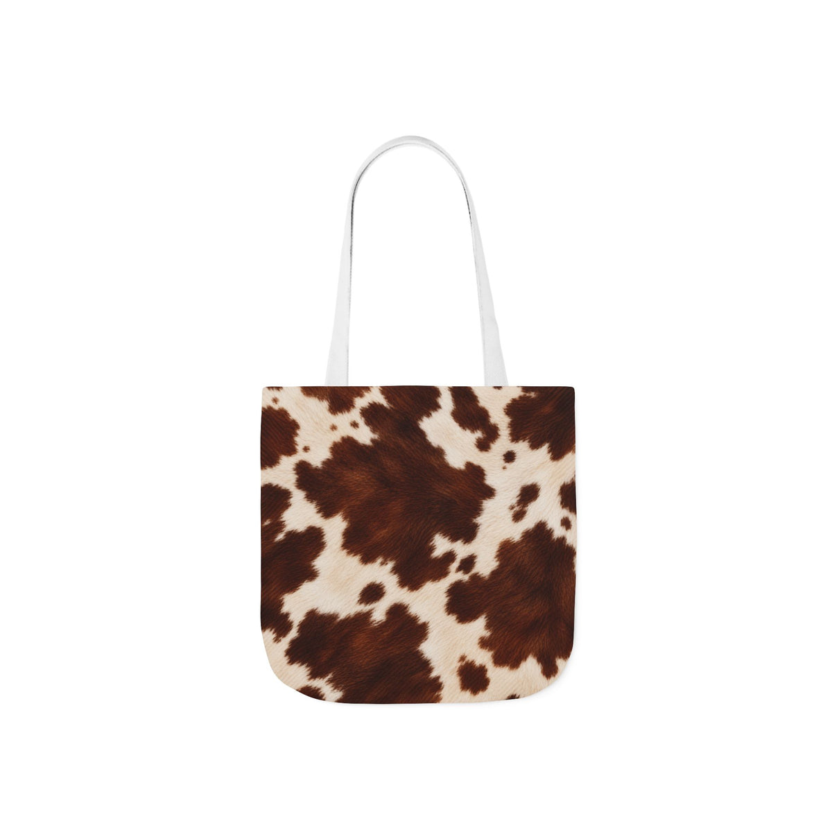 Cow | Brown & Cream Cowhide Canvas Tote Bag (3 sizes)