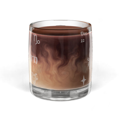 Capricorn | Engraved Glass Coffee Mug, 12.25 oz