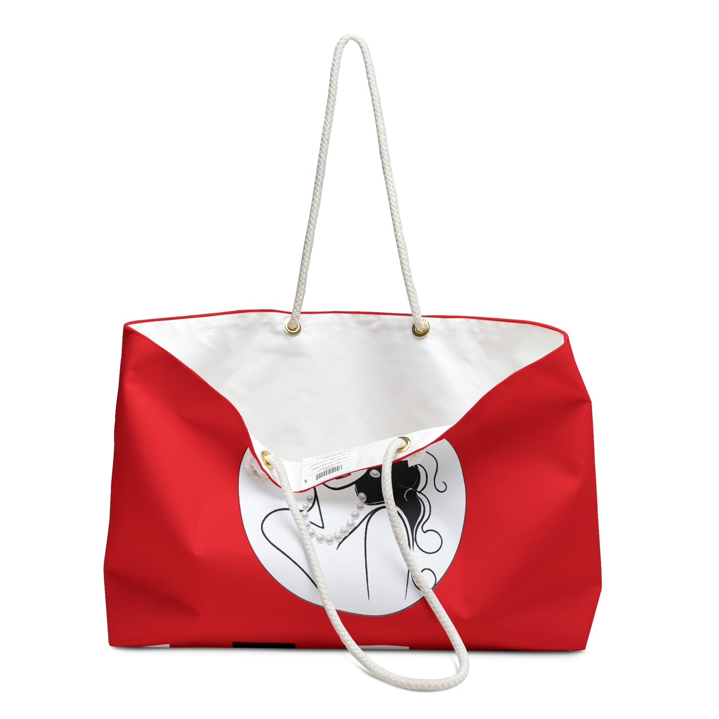 Pearls & Curls 3 | Scarlet Kiss Weekender Bag