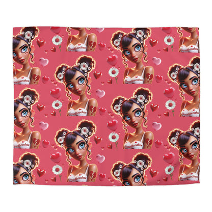 Heartbreaker 1 | Raspberry - Duvet, quilted (multiple sizes)