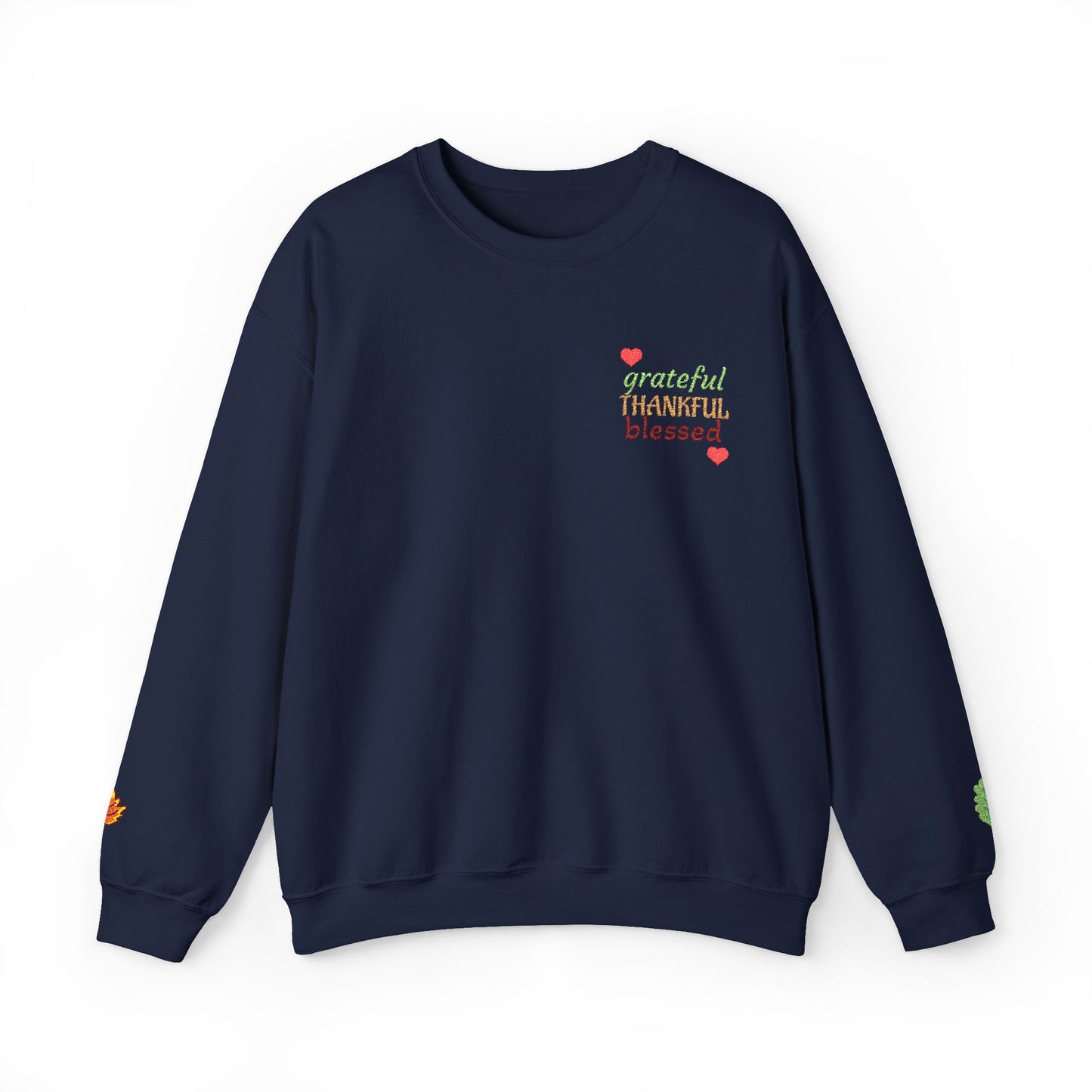 Harvest Haze | Grateful, THANKFUL, Blessed Fall Crewneck Sweatshirt (multiple colors)