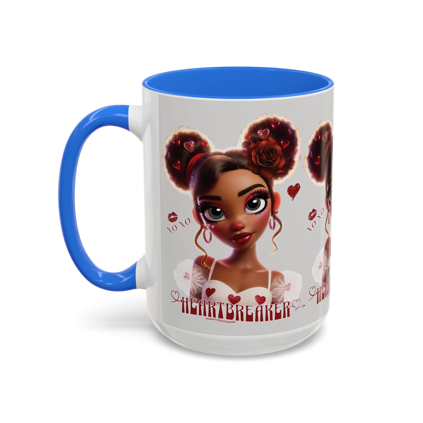 Heartbreaker 3| Ice - Coffee Mug, two-tone, 15 oz (multiple handle colors)