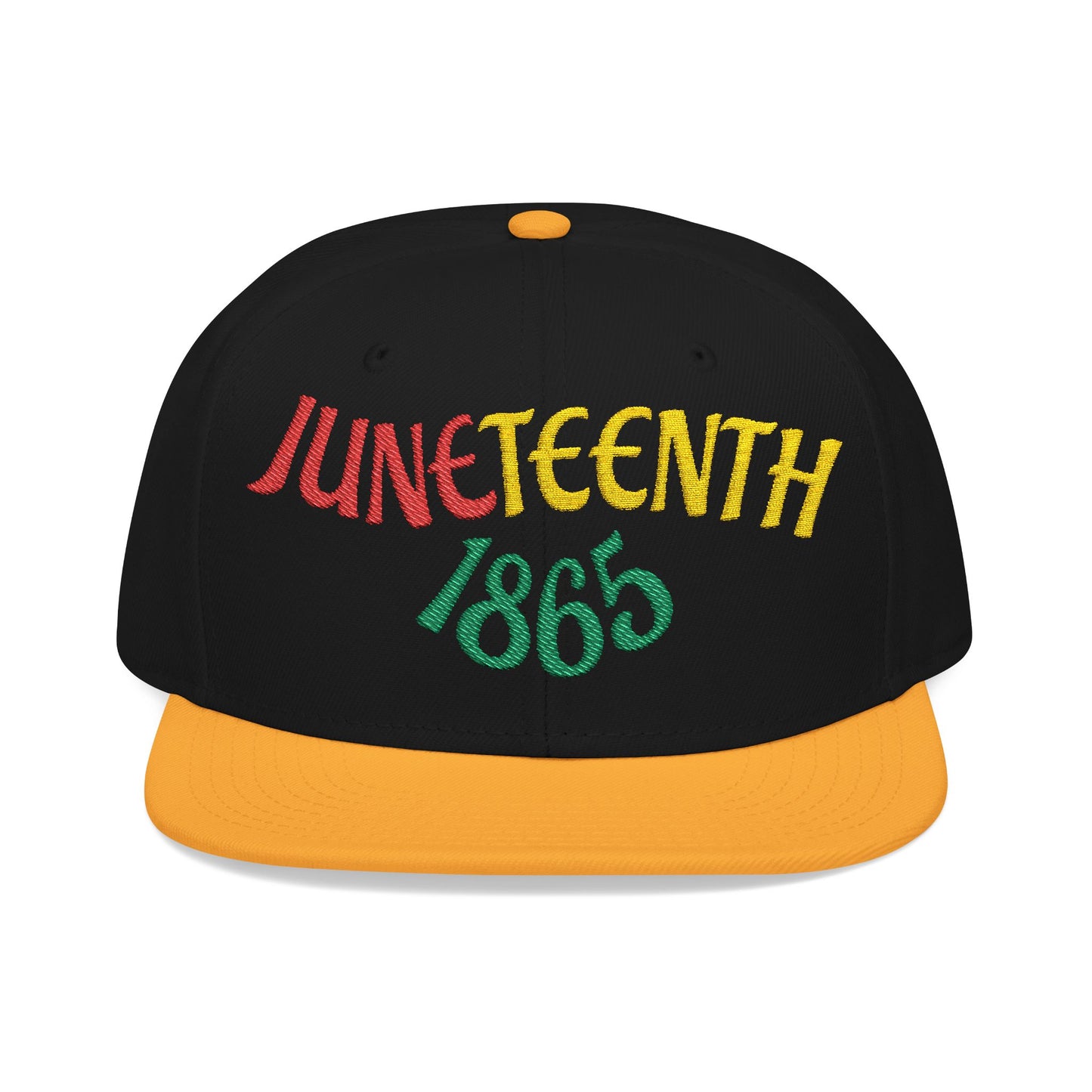 Juneteenth | Embroidered Snapback Hat (black or white)