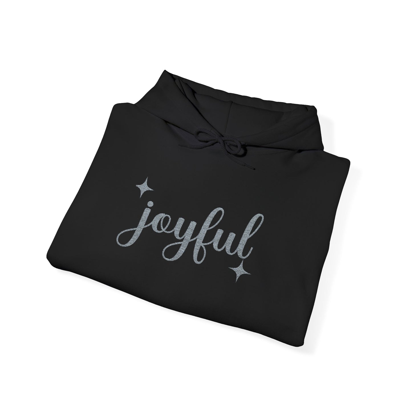 The Joyful Edit1 | Joyful Silver Embroidered Hoodie (multiple colors)