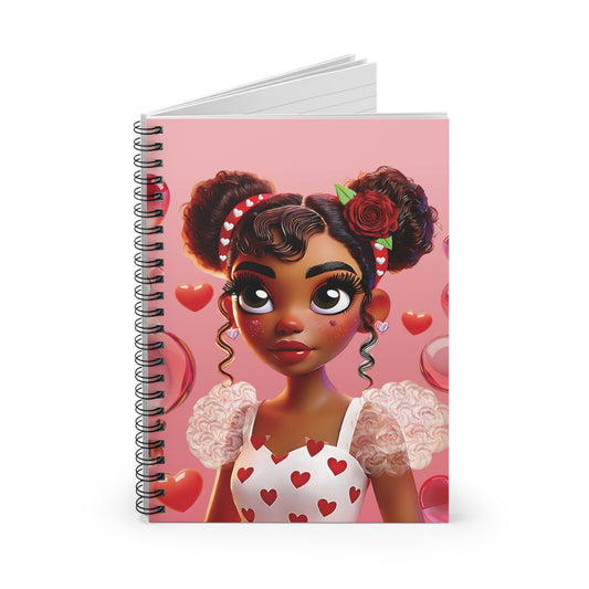 Heartbreaker Girl | Bubblegum - Spiral Notebook
