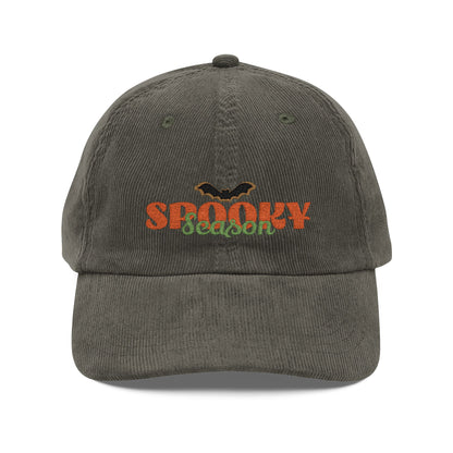 The Spooky Edit3 - Spooky Season Embroidered Corduroy Cap (multiple colors)