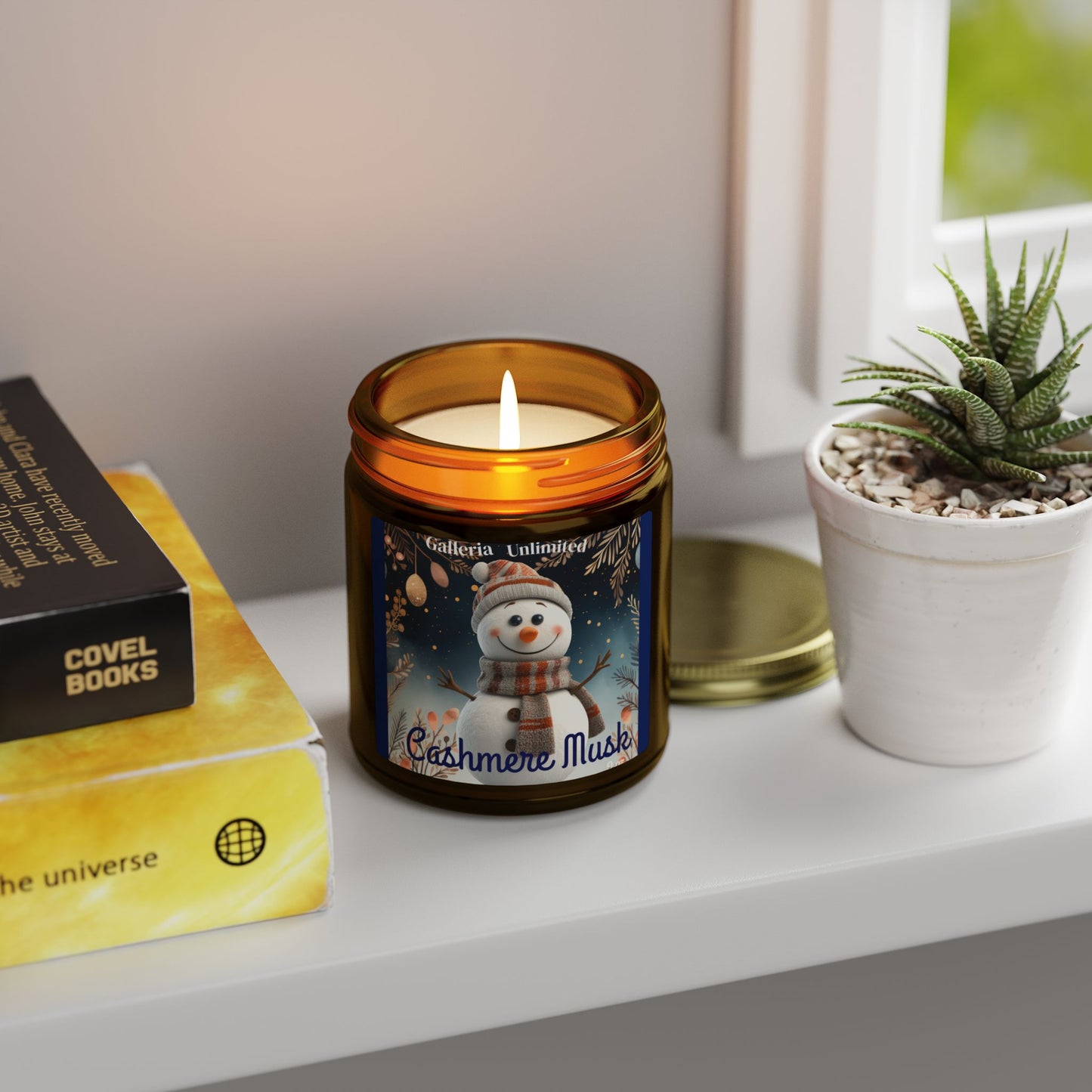The Cozy Edit6 | Cashmere Musk Scented Candle (9oz) — Natural Soy Wax Jar