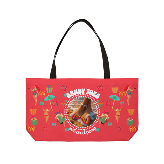 Sandy Toes | Weekender Tote Bag - Melon2 (two sides)
