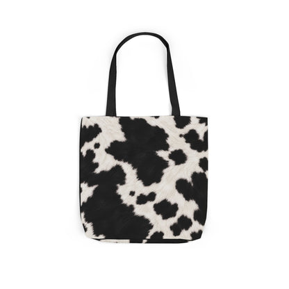 Cow | Black & White Cowhide Canvas Tote Bag (3 sizes)