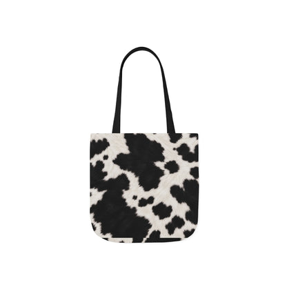 Cow | Black & White Cowhide Canvas Tote Bag (3 sizes)