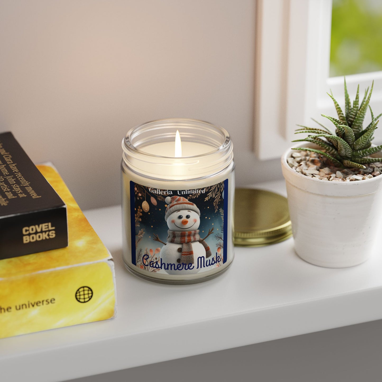 The Cozy Edit6 | Cashmere Musk Scented Candle (9oz) — Natural Soy Wax Jar