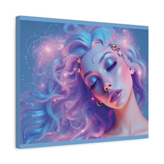 Winter Fantasy1 | Dreamy Cosmic Muse Matte Canvas Print