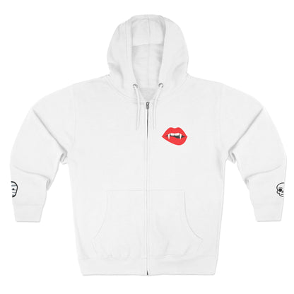 Harvest Haze | Spooky Season Gaphic Icons Zip Hoodie (front and back design)
