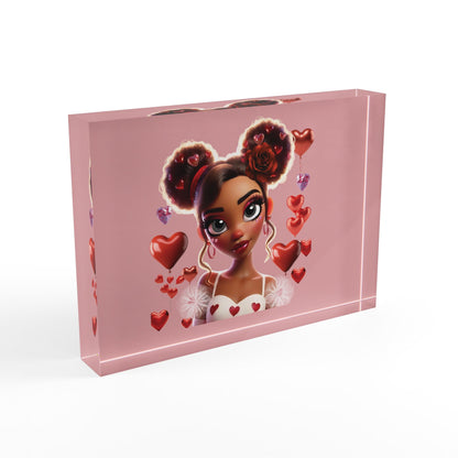 Heartbreaker 3 | Cotton Candy - Acrylic Block