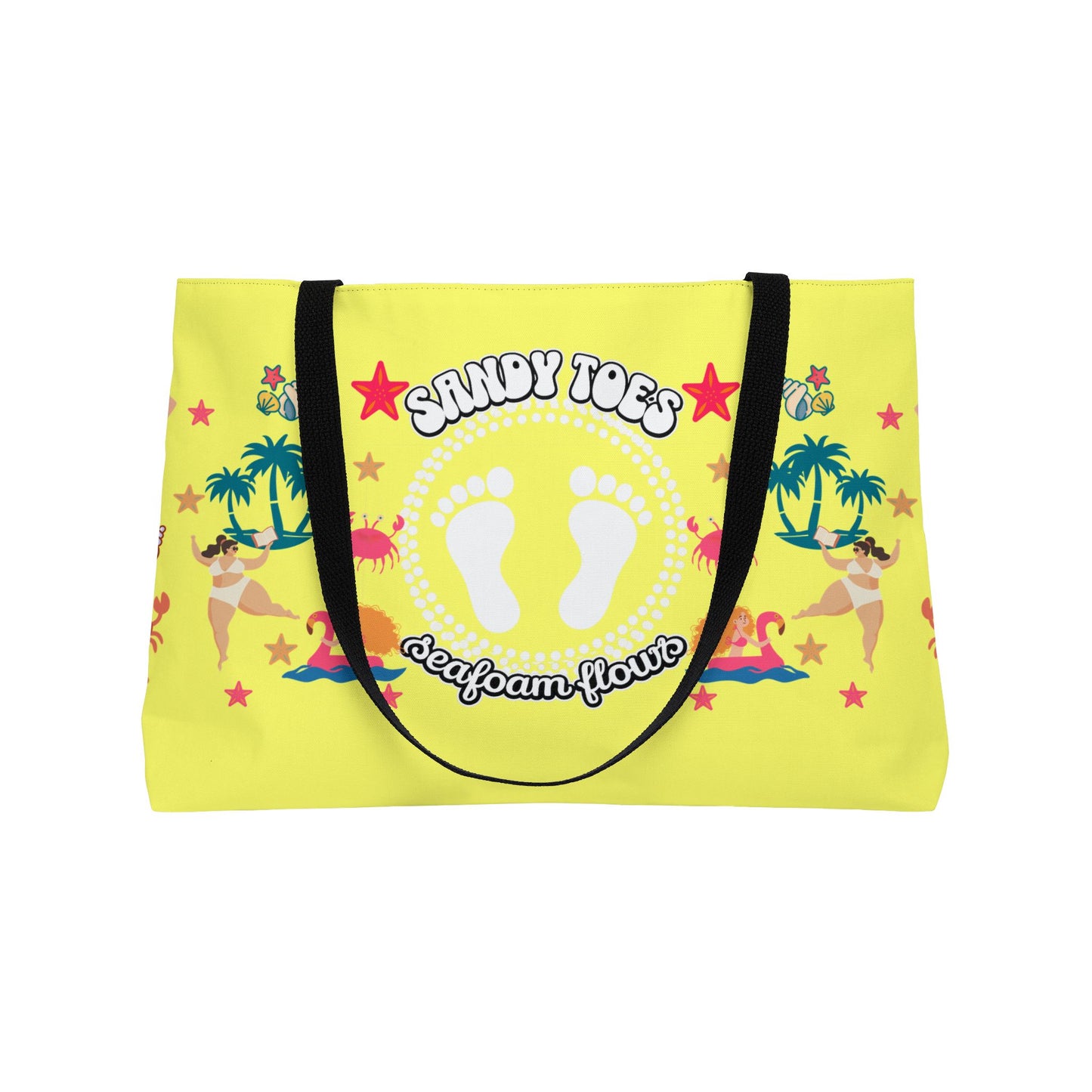 Sandy Toes | Pineapple Two-Sided Weekender Tote Bag