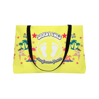 Sandy Toes | Pineapple Two-Sided Weekender Tote Bag