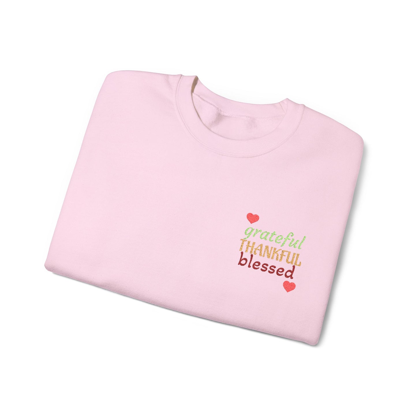 Harvest Haze | Grateful, THANKFUL, Blessed Fall Crewneck Sweatshirt (multiple colors)