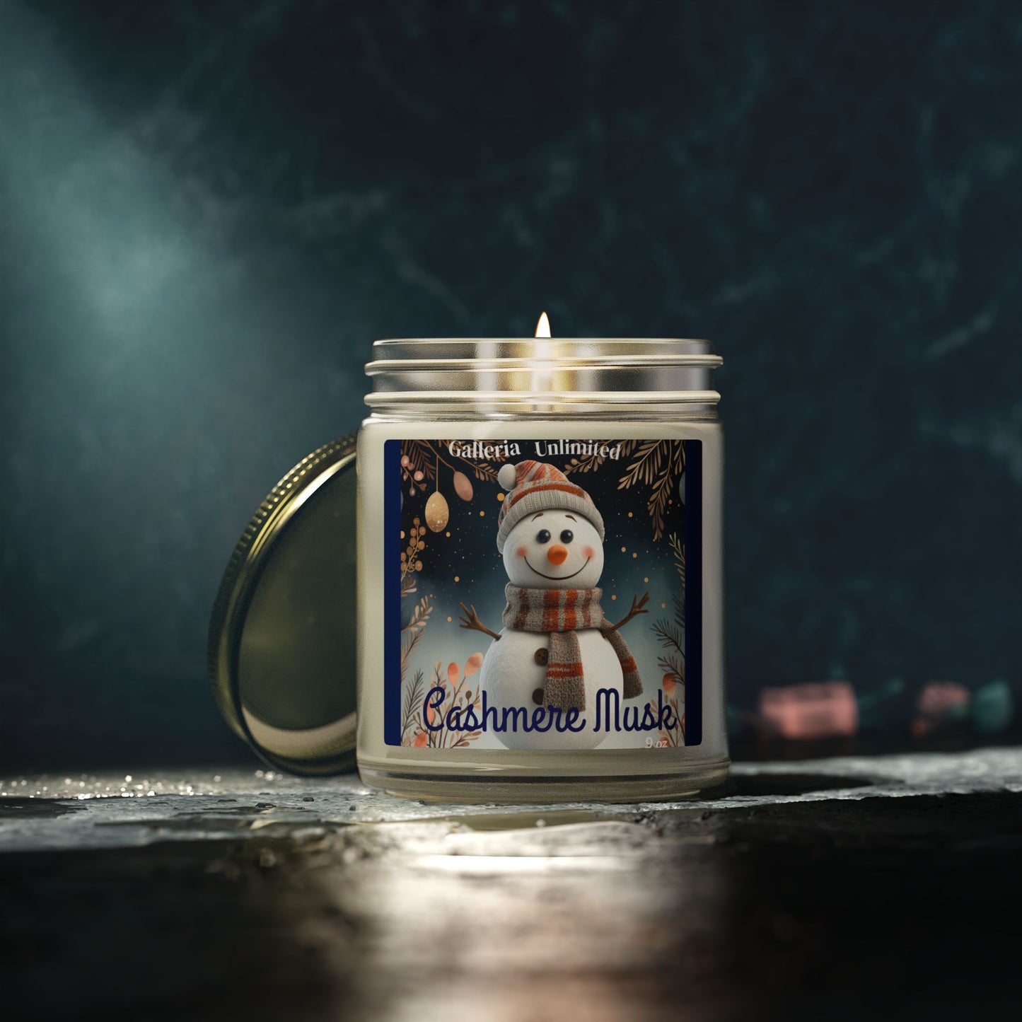 The Cozy Edit6 | Cashmere Musk Scented Candle (9oz) — Natural Soy Wax Jar