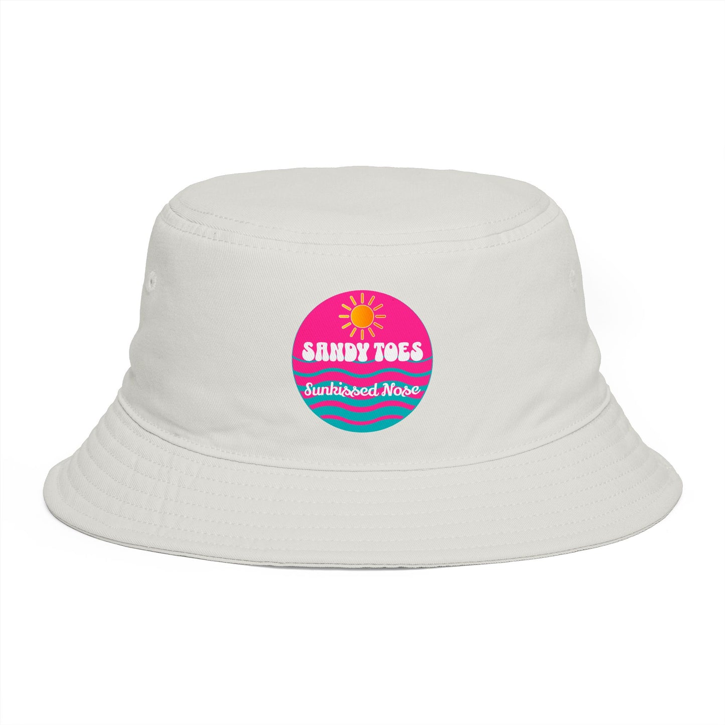 Sandy Toes | Passion Fruit Emblem Bucket Hat (multiple colors)