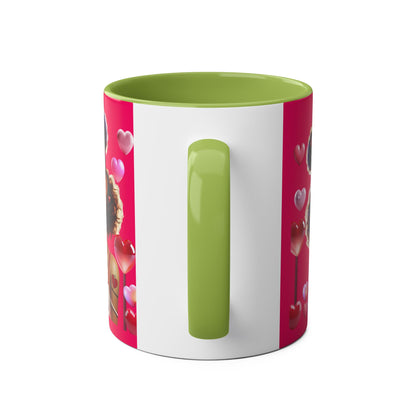 Heartbreaker 2 | Watermelon - Coffee Mug, two-tone (multiple handle colors)