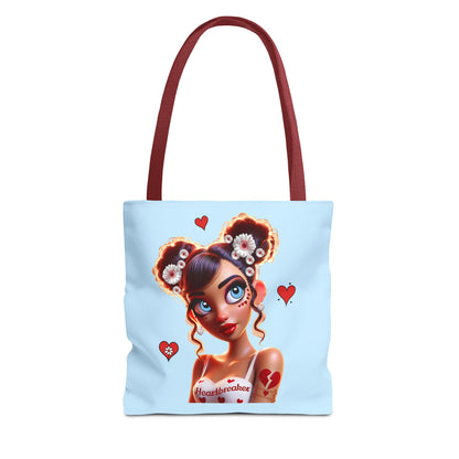 Heartbreaker 1 | Blueberry - Tote Bag, two-tone (multiple sizes/handle colors)