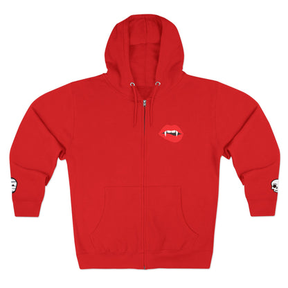 Harvest Haze | Spooky Season Gaphic Icons Zip Hoodie (front and back design)