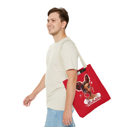 Heartbreaker 3 | Cherry - Tote Bag, two-tone (multiple sizes/handle colors)