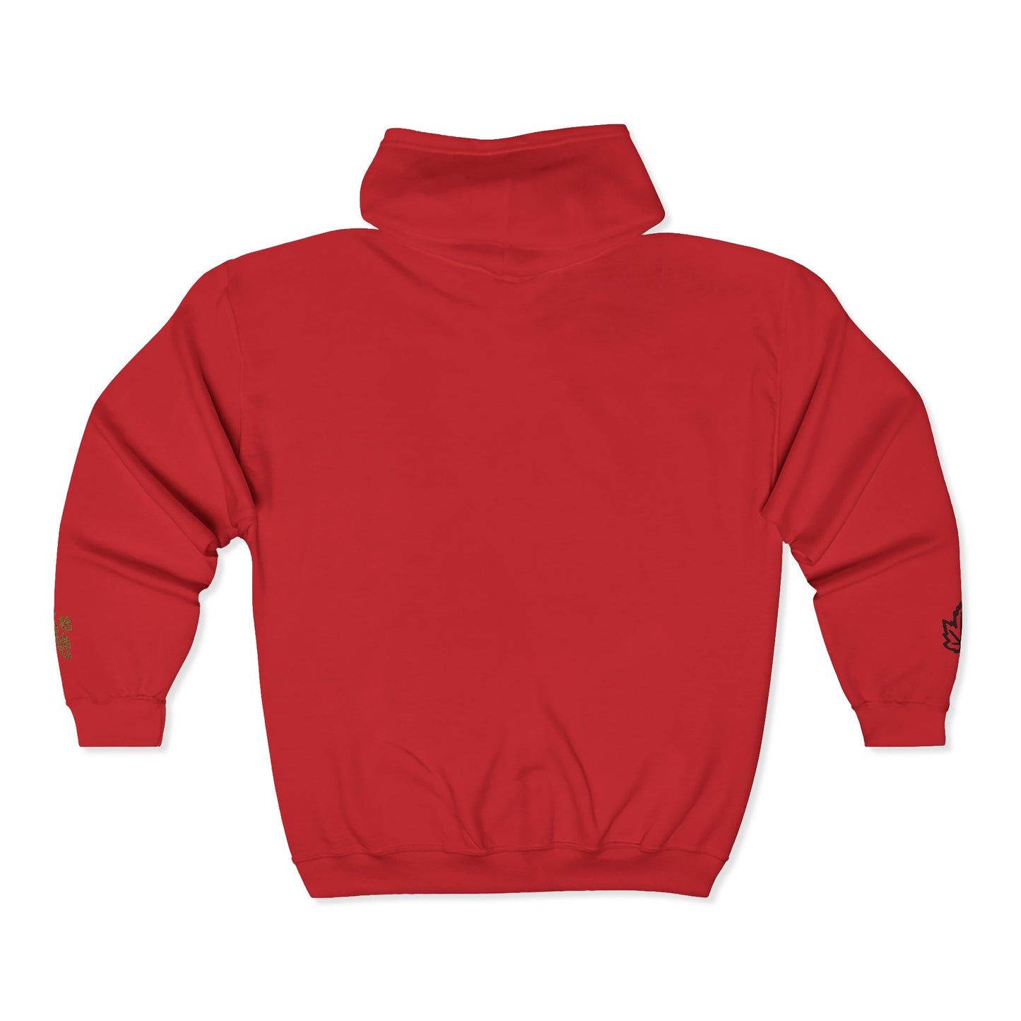 Harvest Haze | 'Cozy Season' Zip Hoodie — Autumn Coffee & Leaves Full-Zip Sweatshirt