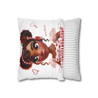 Heartbreaker Girl | Marshmallow - Pillowcase, square (multiple sizes)