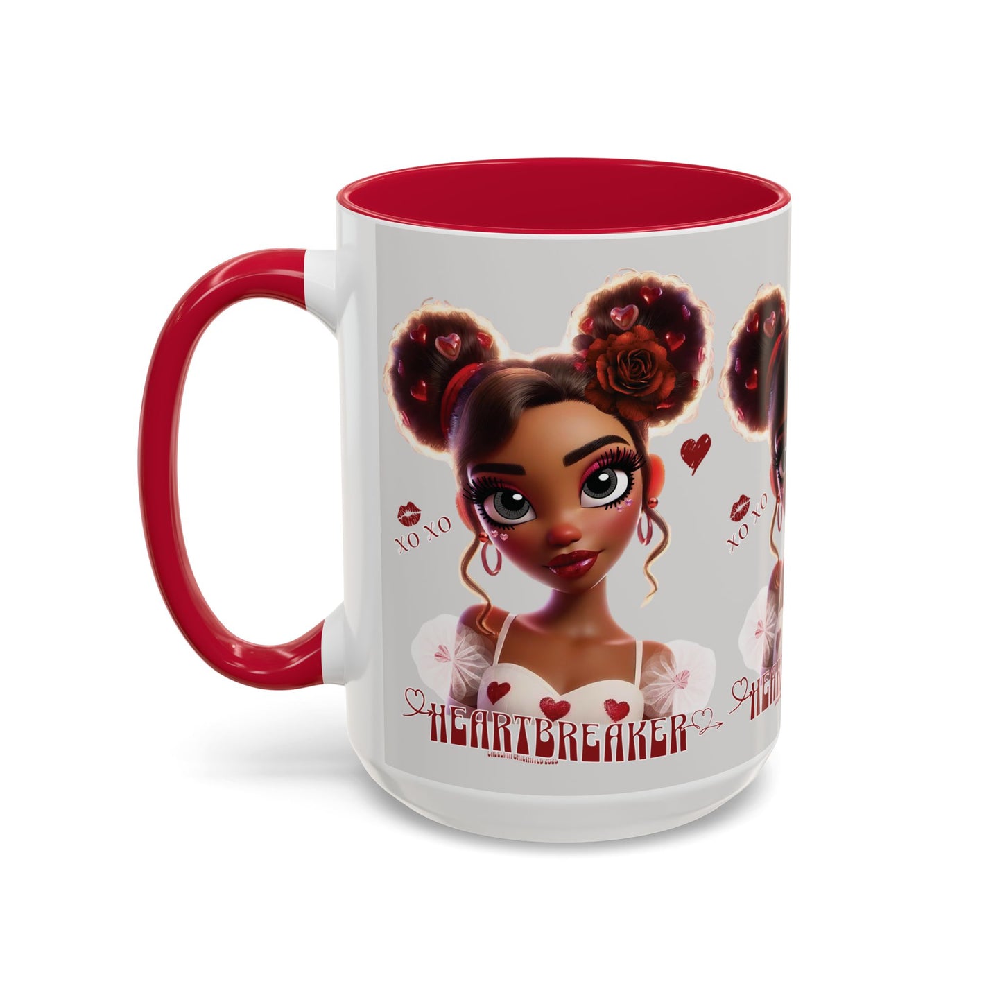 Heartbreaker 3| Ice - Coffee Mug, two-tone, 15 oz (multiple handle colors)
