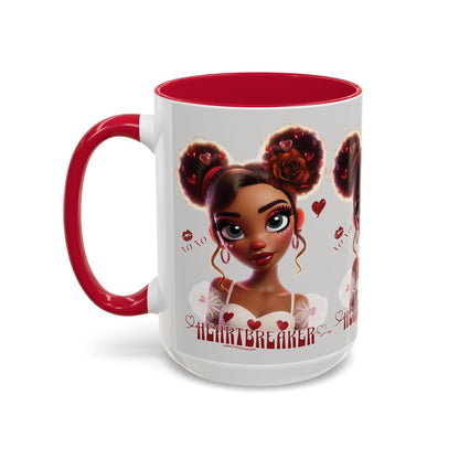 Heartbreaker 3| Ice - Coffee Mug, two-tone, 15 oz (multiple handle colors)