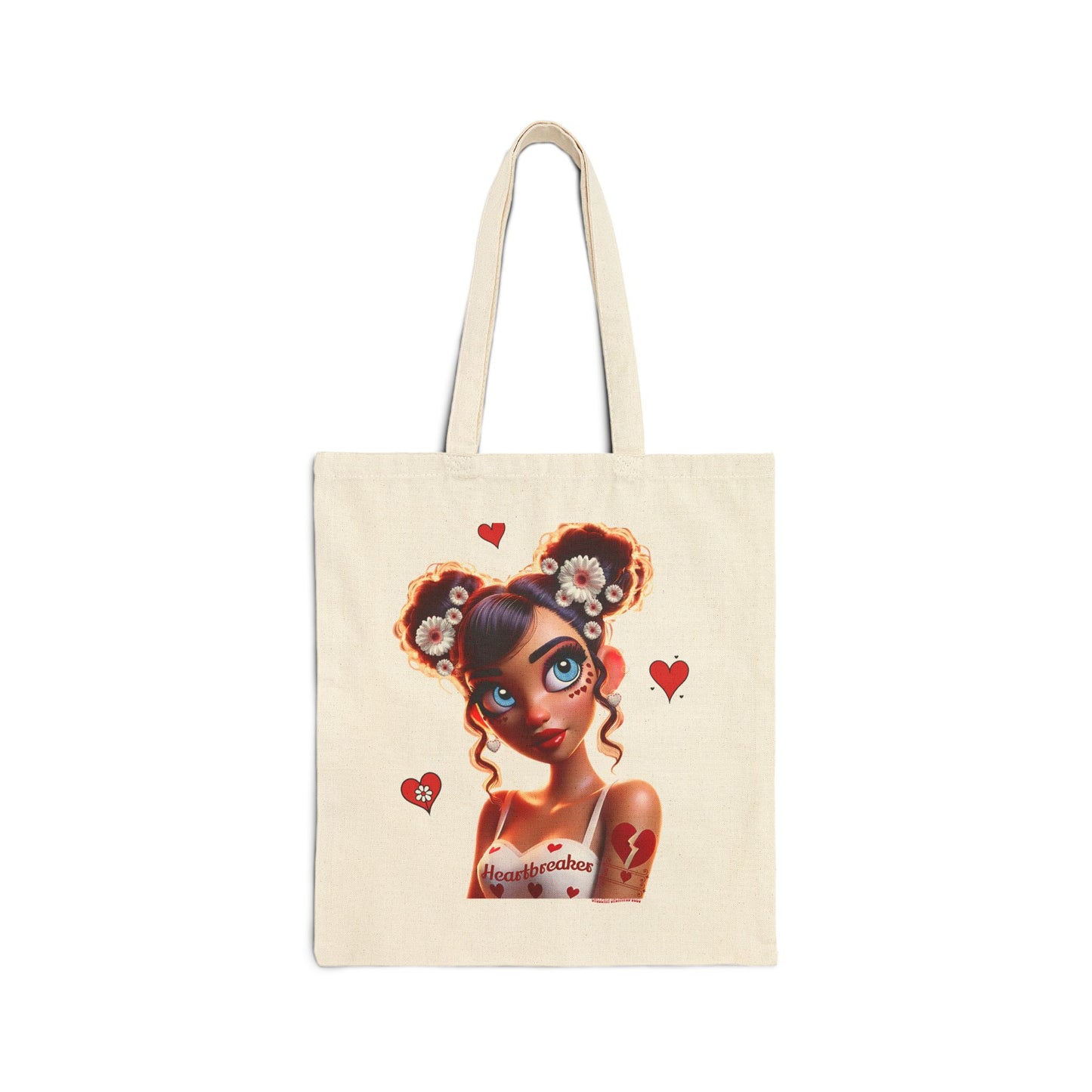 Heartbreaker 1 | Tote Bag, solid color (natural/black)