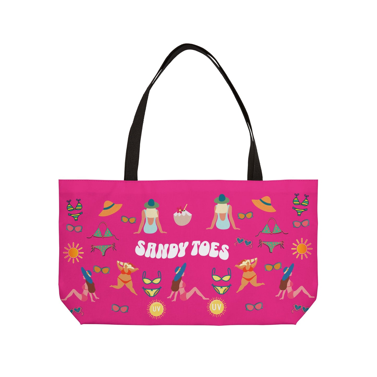 Sandy Toes | Passion Fruit Two-Sided Weekender Tote Bag