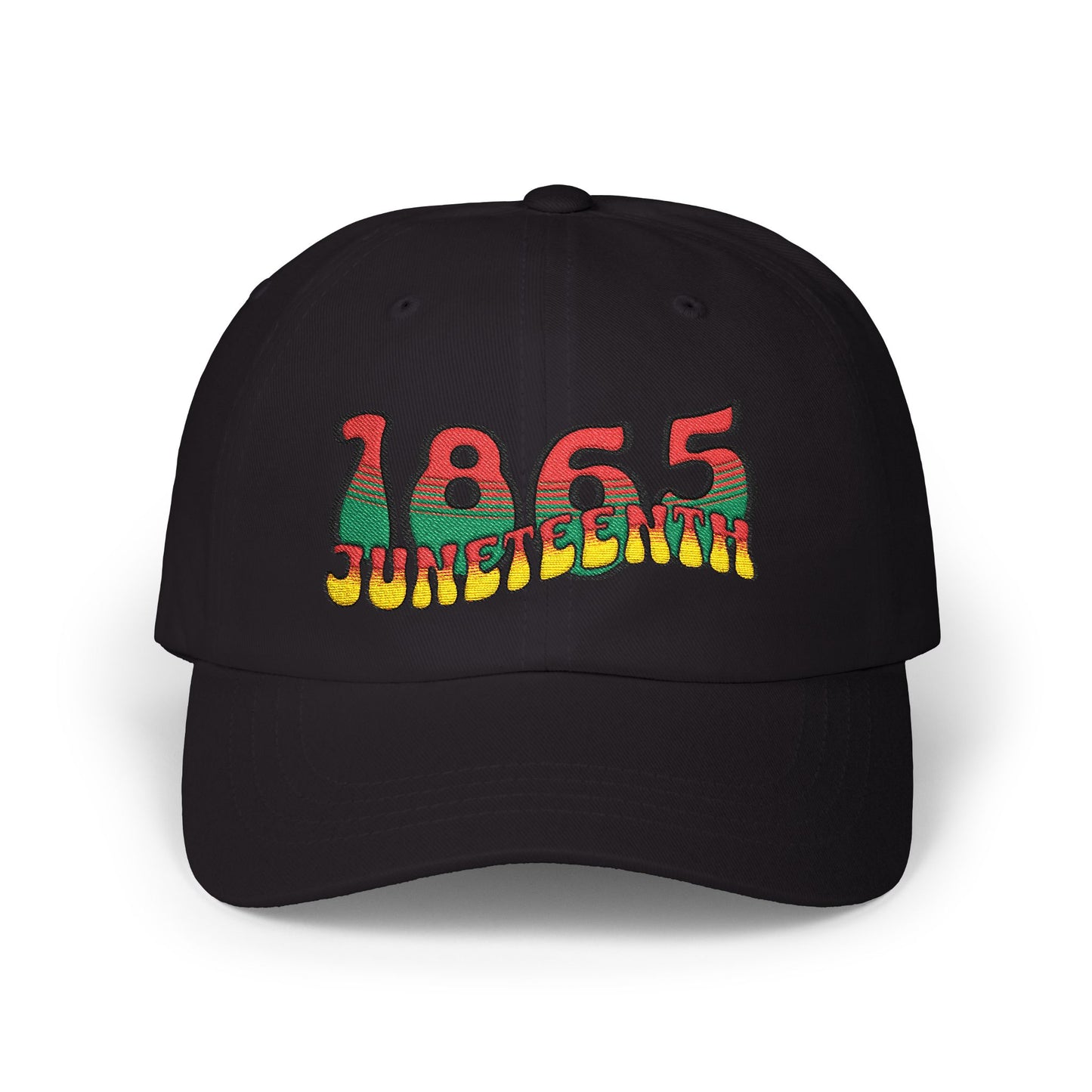 The 92% Club | Juneteenth Celebration Cap, embroidered gradient overlay