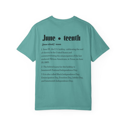 Juneteenth | Celebration Tee (front and back design)