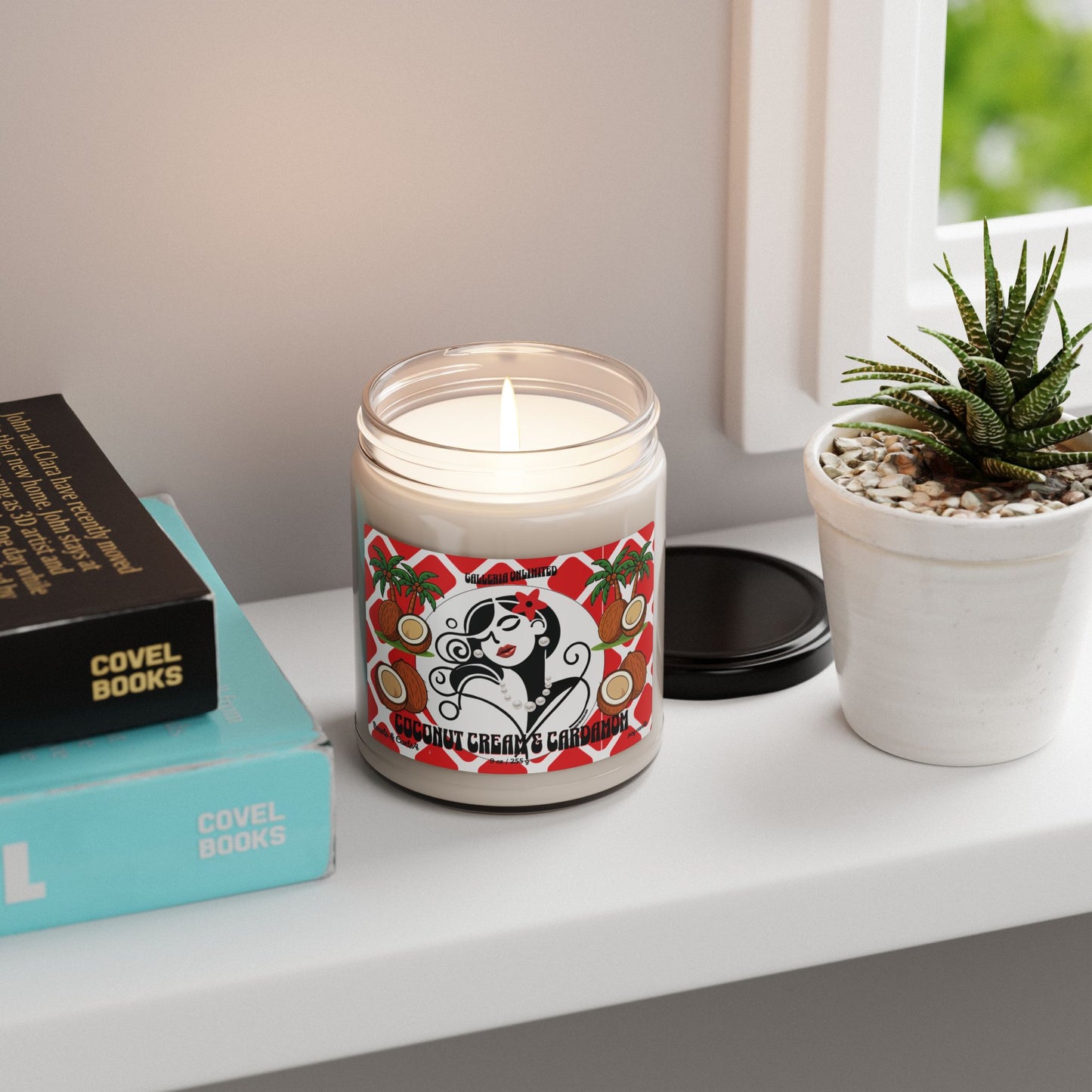 Pearls & Curls4 | Coconut Cream & Cardamom - Soy Candle (9oz)