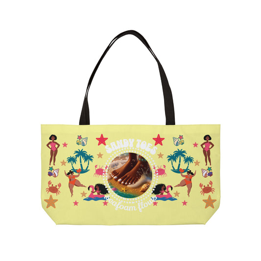 Sandy Toes | Weekender Tote Bag - Pineapple1 (two sides)