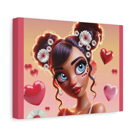 Heartbreaker 1 | Raspberry - Canvas Print, matte (multiple sizes)