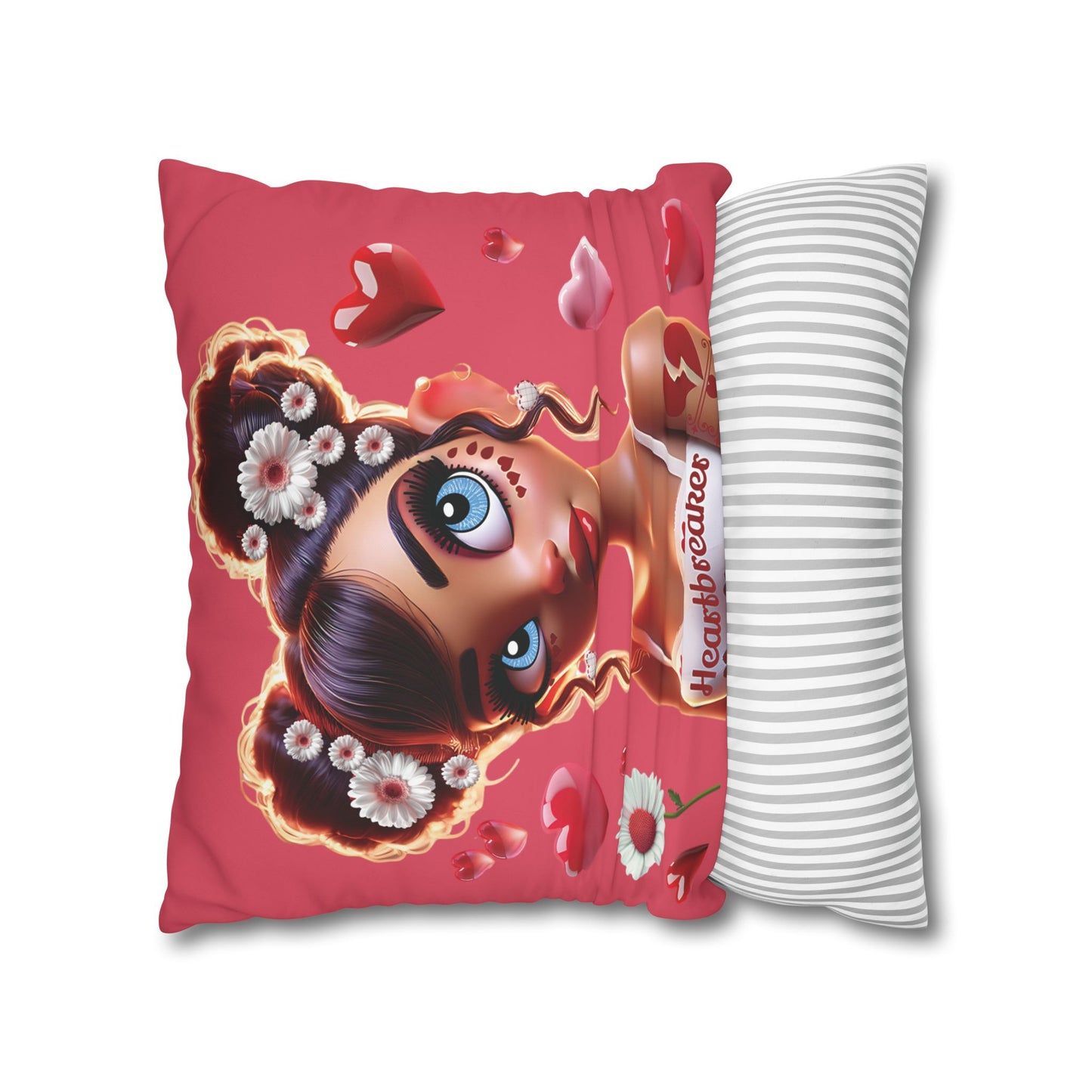 Heartbreaker 1 | Raspberry - Pillowcase, square (multiple sizes)