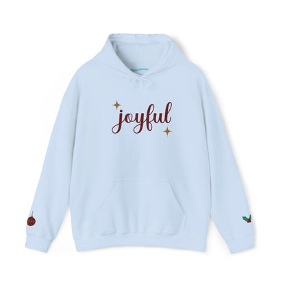 The Joyful Edit1 | Joyful Maroon Embroidered Hoodie (multiple colors)