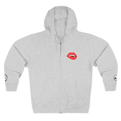 Harvest Haze | Spooky Season Gaphic Icons Zip Hoodie (front and back design)