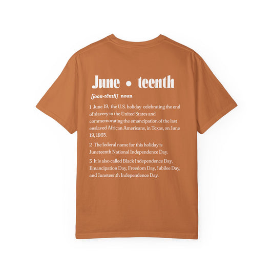 Juneteenth | Celebration Tee (front and back design)