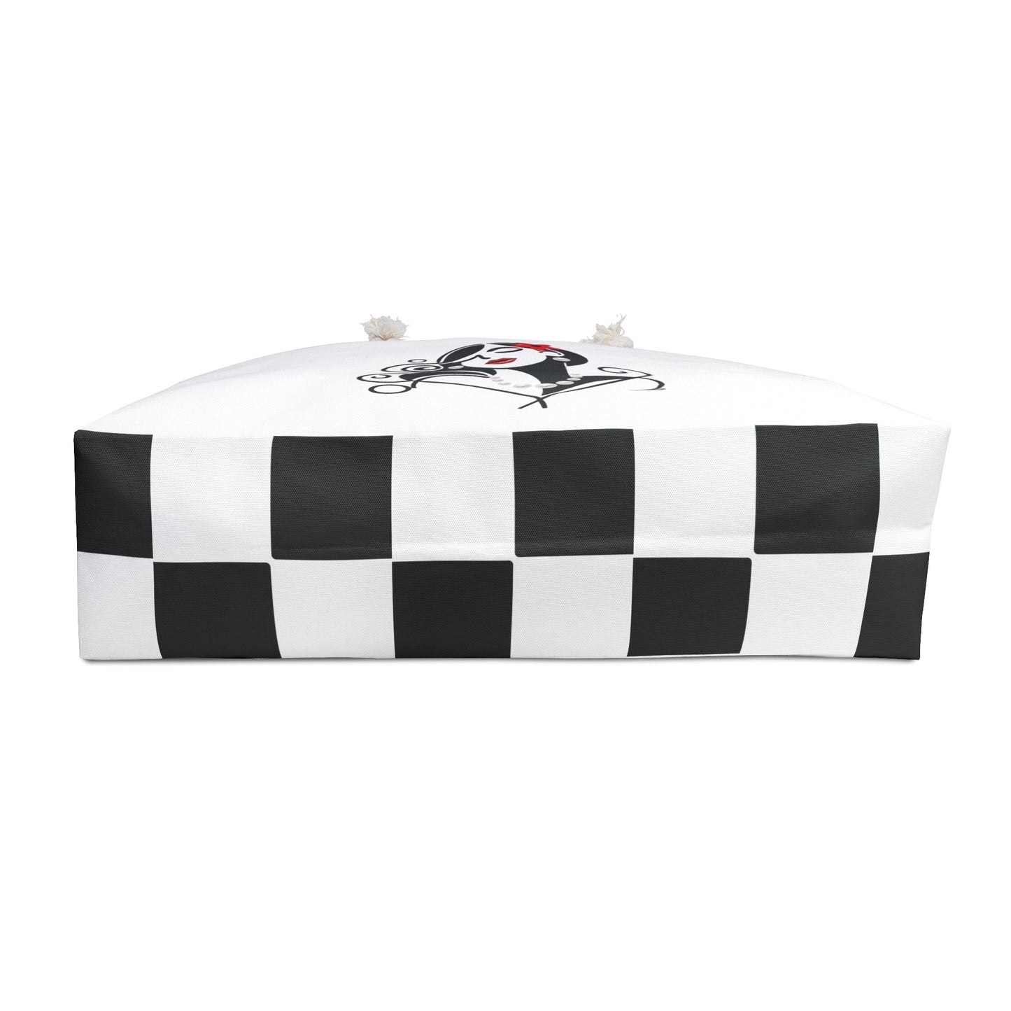 Pearls & Curls4 | White - Two-Sided Weekender Bag