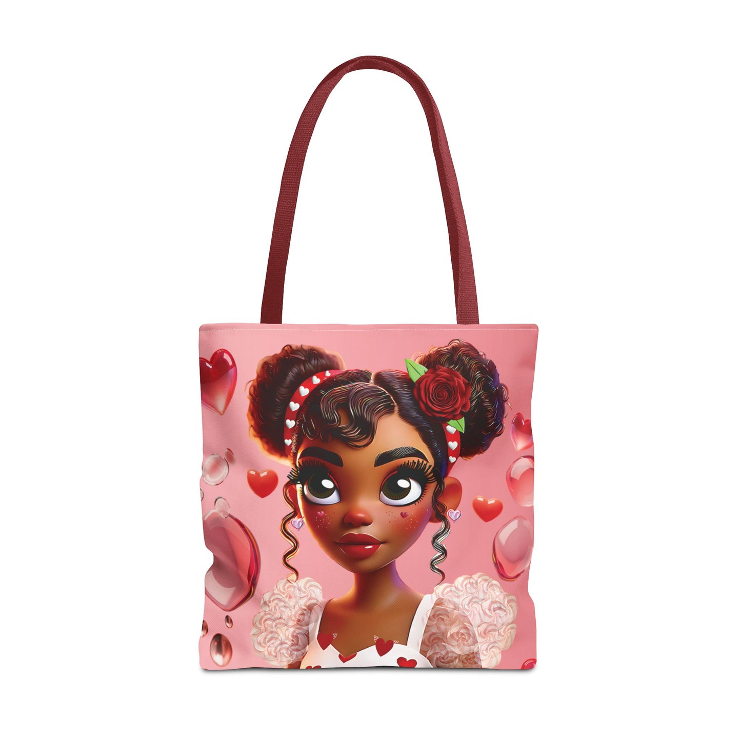 Heartbreaker Girl | Bubblegum - Tote Bag, two-tone (multiple sizes/handle colors)