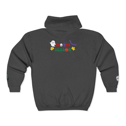 The Spooky Edit1 - Embroidered Vampire Kiss Hoodie